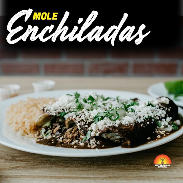 Enchiladas de Mole.