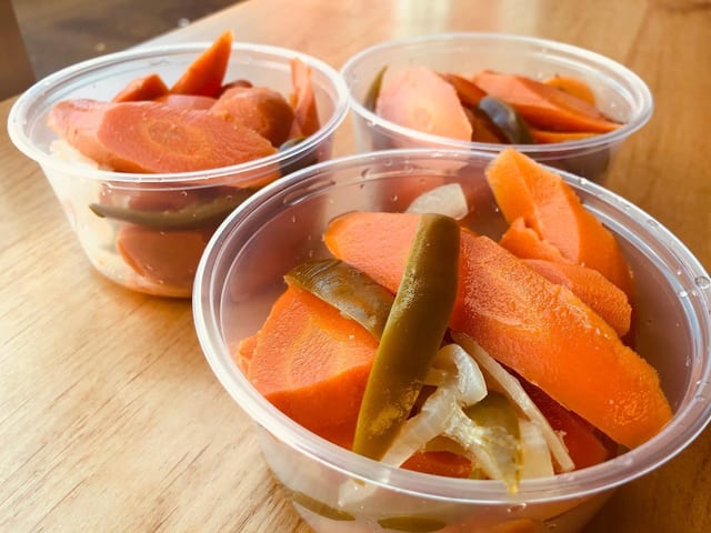 Pickled Carrots.