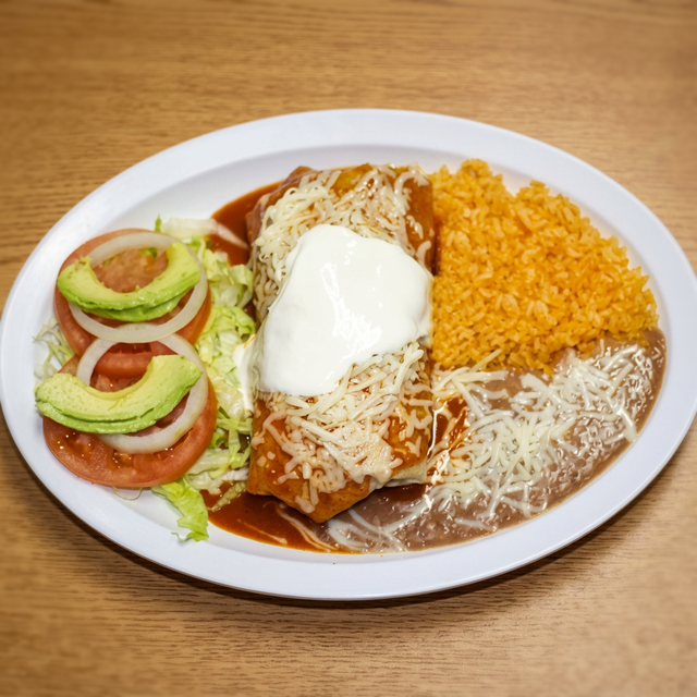 Burrito Plate.
